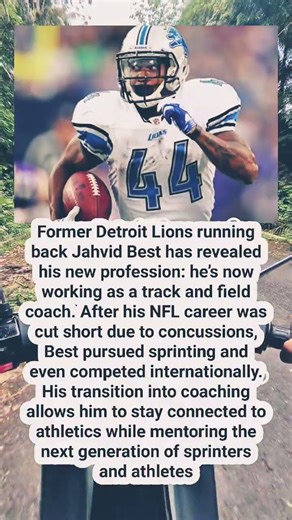 Former Detroit Lions RB Jahvid Best reveals new profession #nfl #usatoday #usa