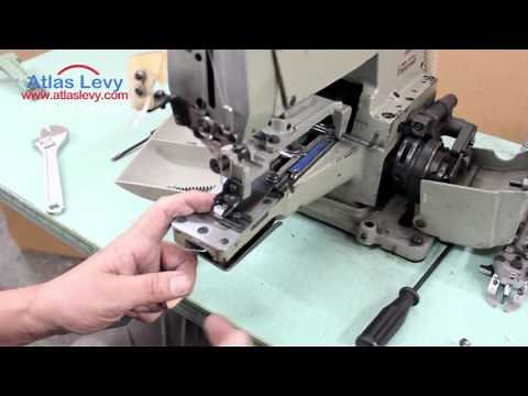 How to sew shank buttons in button sew machine - Regular to Shank