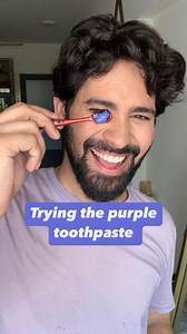 #AD | Yes, the @colgatein Visible White Purple Toothpaste actually does what it claims! Another reason to smile your widest! 💜 What a way to use color theory! #ColgateVisibleWhitePurple #HelloShineHelloPurple #ColgatePurple #PurpleCancelsYellow | Ankush Bahuguna