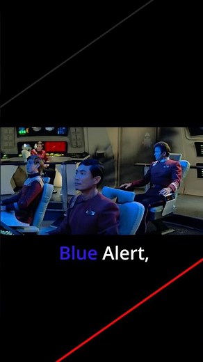 Blue Alert In Star Trek EXPLAINED! #startrek #shorts