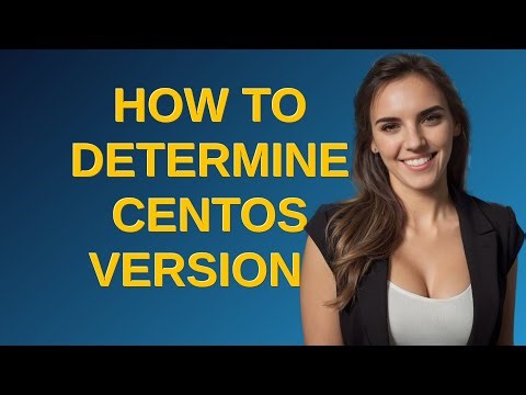 Unix: How to determine CentOS version?
