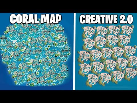 I Recreated the Coral Castle meme map in Creative 2.0...