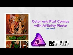 How to Flat Comics with Affinity Photo -- Part 3 -- Coloring Tutorial
