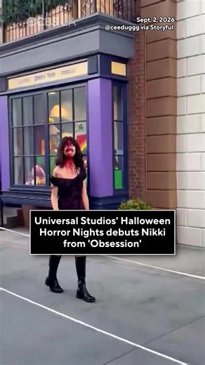 Nikki from Obsession at Universal Studios Halloween Horror Nights