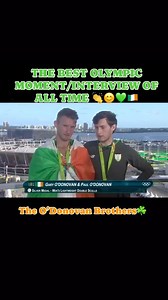 THE BEST OLYMPIC MOMENT/INTERVIEW OF ALL TIME 👏😊💚🇮🇪 #oldiebutgoldie #olympics #irish #proud . . . #ireland #cork #odonovanbrothers #silvermedal | Irish Daily
