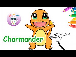 How to Draw Charmander Easy for Kids | Fun Pokémon Drawing Tutorial Step by Step