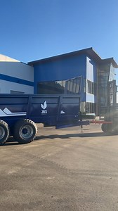 Off to its next destination! 🚛 This E-Series spreader is heading out for final prep before hitting the field. #JBSEquipment #ESeries #BuiltForTheWork | JBS Equipment