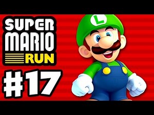 Super Mario Run - Gameplay Walkthrough Part 17 - World 5 All Black Coins! Toad Rally! (iOS)