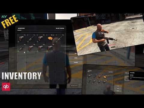 Free Inventory - Modern UI | QBCore | KerYaz Scripts