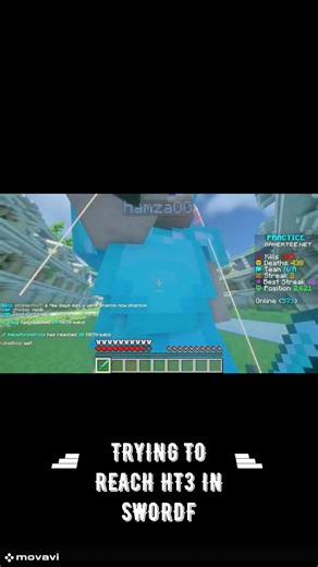 trying to reach HT3 in sword DAY - 2 😎