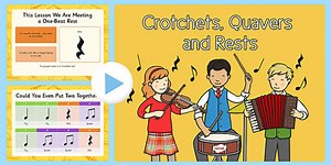 Lesson 2 Crotchets, Quavers and Rests PowerPoint