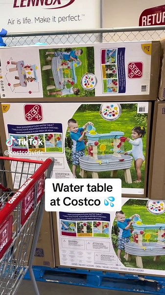 Does your toddler have a water table? These are the best when the weather warms up to keep your kids occupied! #costco #costcofinds