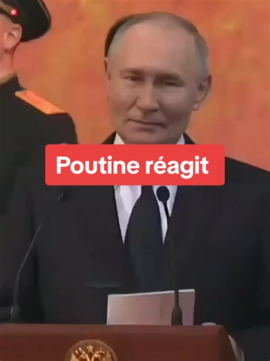 La déclaration choc de Poutine #poutine #russie #russian #donaldtrump #venezuela🇻🇪