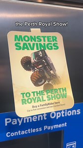 16K views · 18 reactions | Heading to the Perth Royal Show this week and looking for some monster savings? Here’s a quick guide on how to purchase the FamilyRider at our ticket machines. *The FamilyRider is available to purchase Monday to Friday during school holidays after 8.30am in Zones 5 to 9 and after 9.00am in Zones 1 to 4. | Transperth | Facebook