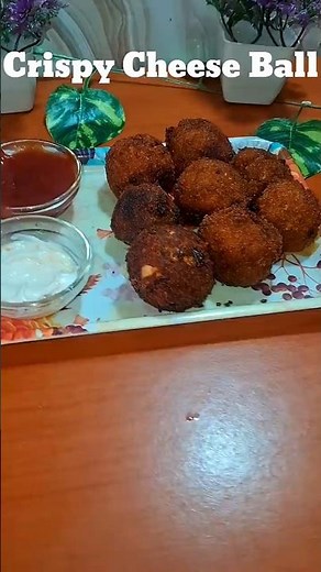 Crispy cheese ball | easy snack |