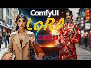LoRA 超详细教程｜ComfyUI 工作流下载｜人物风格+服装+特效一次搞定！支持 SD/Flux / 万相 2.1