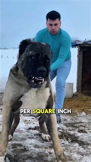 "Meet the Turkish Kangal – the gentle giant with a superpower!" #turkishkangal #dogfacts #bigdogs