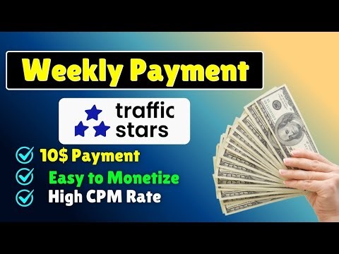 Weekly Payment Ad Network | Traffic Star Adnetwork Review | How to Monetize Website on Traffic Star