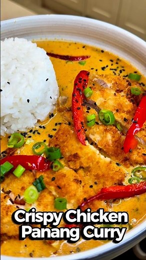 Crispy Chicken Panang Curry 🥥