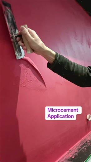 Microcement application Wall decorations Paint manufacturing 🎨 🎨🖌️#painting #painters