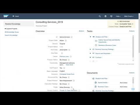 SAP Ariba Contract Management Demo
