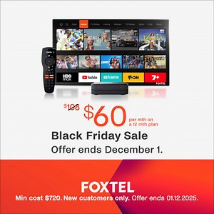 The best Black Friday deals are orange 📺 ✅ Watch over 50 sports live ✅ The latest drama and entertainment ✅ Foxtel Originals and Lifestyle ✅ And HBO Max included Offer ends 01.12.2025. | Foxtel