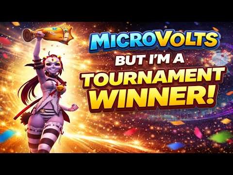 MicroVolts, but I’m a TOURNAMENT WINNER… 🏆