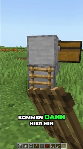 Einfacher Obsidian Generator #minecraft #minecraftbauen