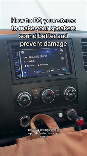 Basic EQ settings for stock speakers #carsoftiktok #caraudio #fyp #equalizer #soundquailty