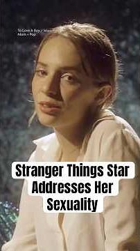 Stranger Things Star Addresses Her Sexuality #shorts #strangerthings #mayahawke