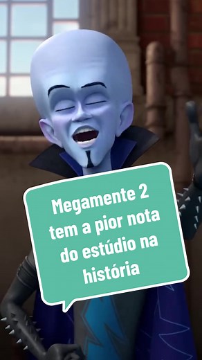 Megamente 2 tem a pior nota do estúdio na história #megamente #megamente2 #filme #noticia