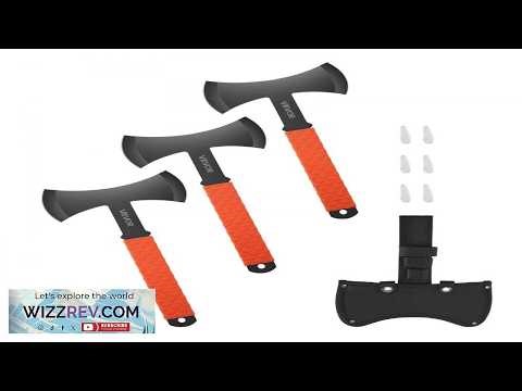 VEVOR Double Bit Throwing Axes 11.9 inch 3PK Steel Set