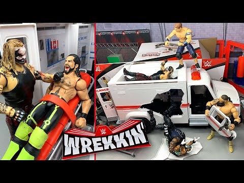 WWE WREKKIN SLAMBULANCE FIGURE PLAYSET REVIEW!