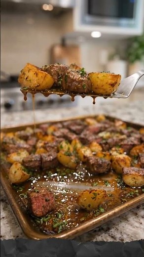 Sheet Pan Steak Bites and Potatoes