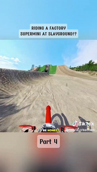 Riding a Factory Supermini at Slayground in MXBikes