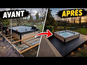 Cette terrasse autour du jacuzzi CHANGE TOUT