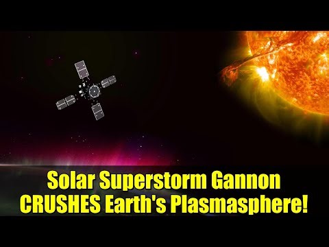 Solar Superstorm Gannon CRUSHES Earth's Plasmasphere! | Record Low!