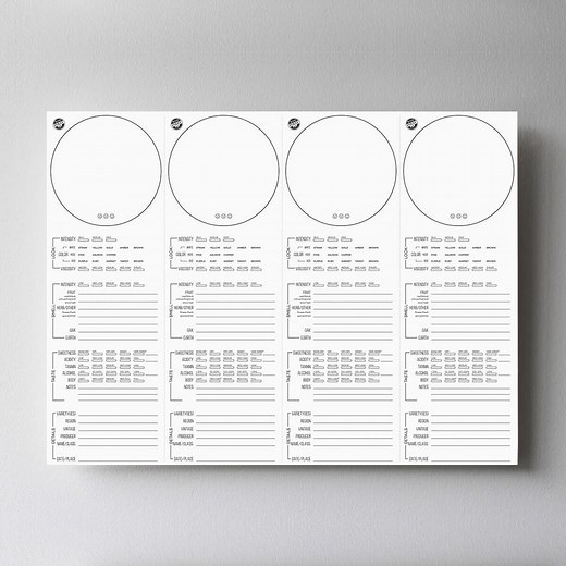 Wine Tasting Placemats | Wine Folly