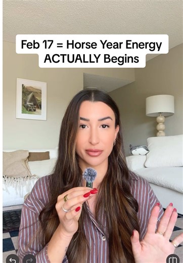February 17 is when Horse energy officially begins. Up until then, we’ve been completing Snake energy. Snake is internal. It’s shedding, discernment, and closure. It’s about finishing honestly, not forcing clarity. Horse energy is the opposite. It’s movement, expression, confidence, and forward momentum. But momentum only works when the shedding is done. That’s why January and early February feel unfinished. You’re not meant to sprint while you’re still releasing skin. And astrologically, the tr