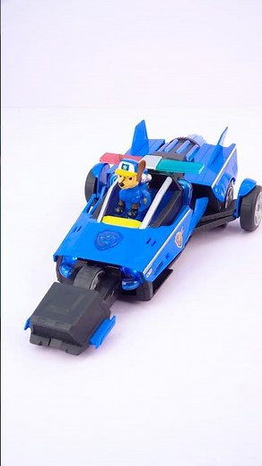 Relaxing & Unboxing Review Paw Patrol The Mighty Movie Transforming Chase Vehicle #usa #pawpatrol