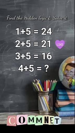 Today's Math Live Puzzle
