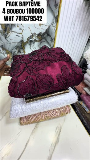 Pack mariage 4 boubou 100000 F CFA — adresse marché HLM 5