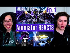 REACTING to *Ep. 1 Murder Drones* THIS IS INDIE-MADE??!! (First Time Watching) Animator Reacts
