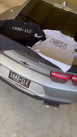 1BAD1LE Texas License Plate T-shirt, Cotton-poly Blend Tee - Etsy