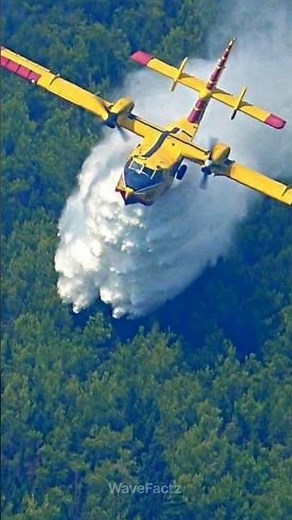How does a wildfire plane fill 50,000 liters of water in just 10 seconds? Firefighting Aircraft E...