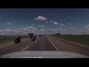 Hells Angels bike run coming back from riding.