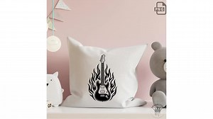 Electric Guitar PNG Clipart: Rock Guitar Silhouette (digital Download) - Etsy