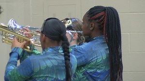 Students compete for Bands of America Super Regionals at Lucas Oil Stadium