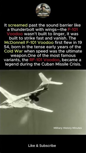 F-101 Voodoo: Faster Than a 1950s Bullet 💨