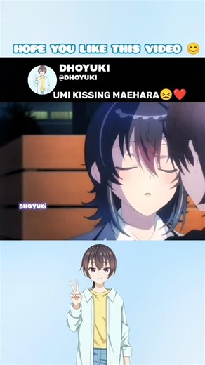 UMI KISSING MAEHARA 😖❤️❤️ one direction edit #anime
